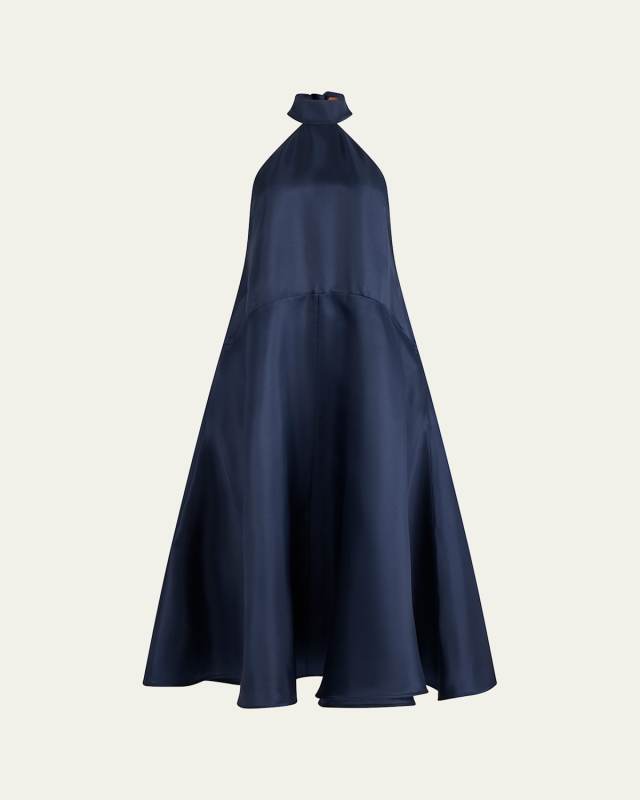 Becca Silk Halter Dress